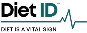 Diet ID logo with a cardio strip of a heart rythmn and "Diet is a Vital Sign" tagline underneath.