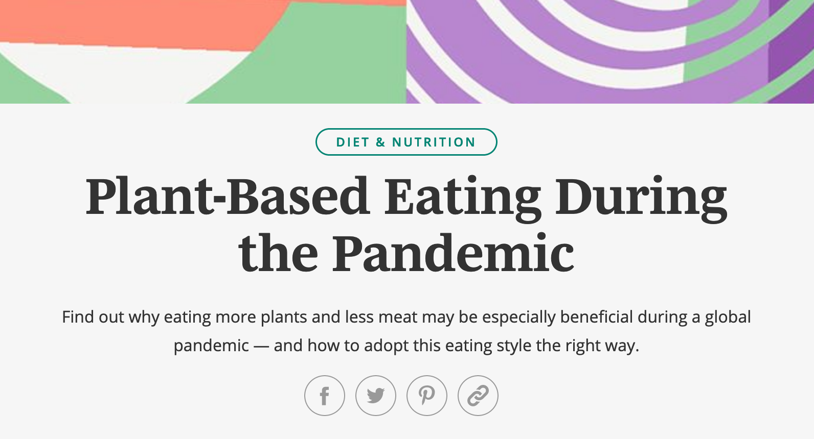 Plant-Based Eating During the Pandemic